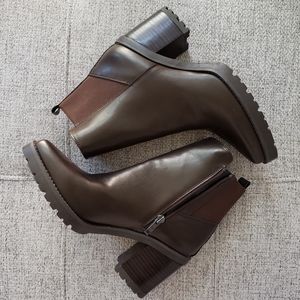 Franco Sarto Tallon brown leather boot